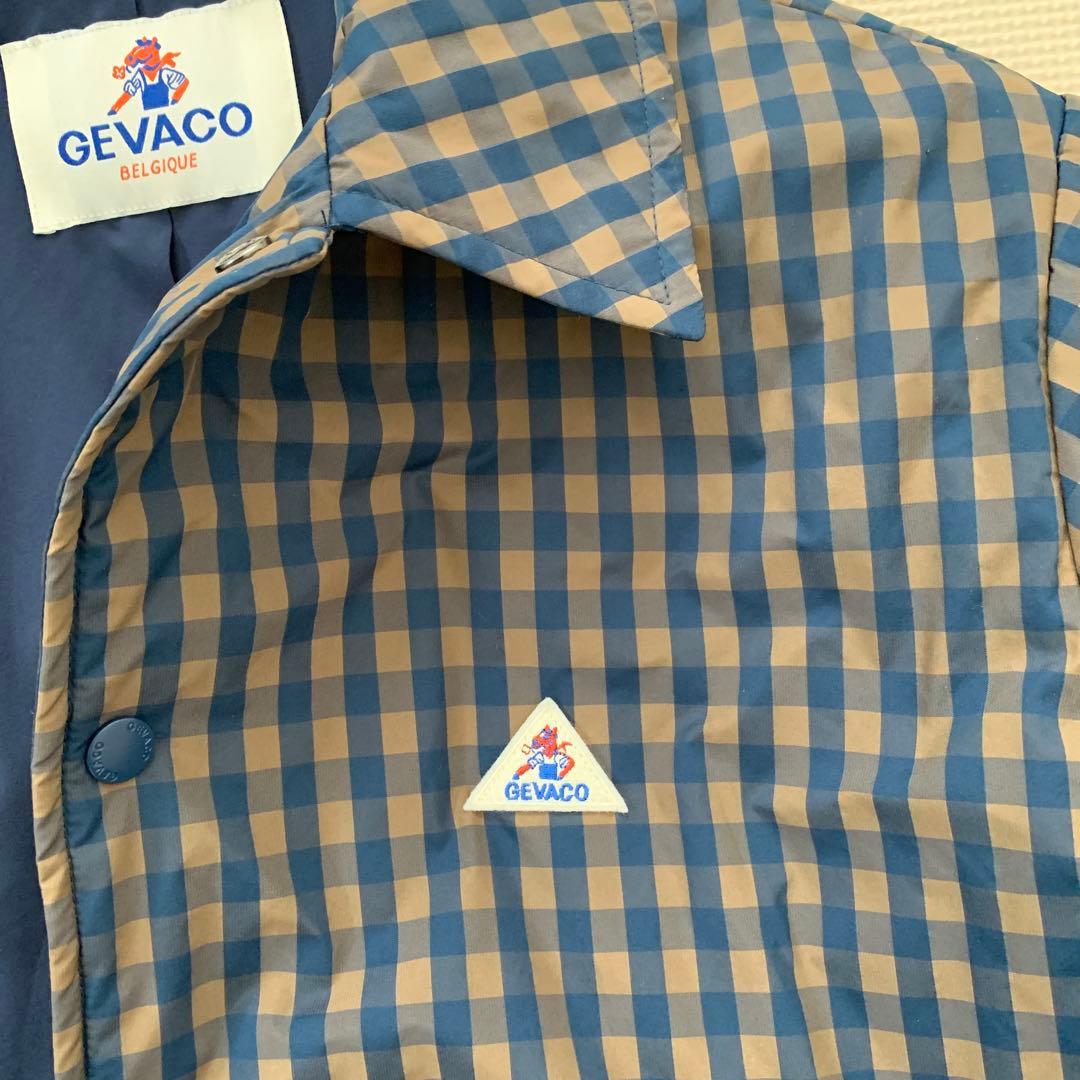GEVACO ゲバコ　中綿ステンカラーロングコート　美品