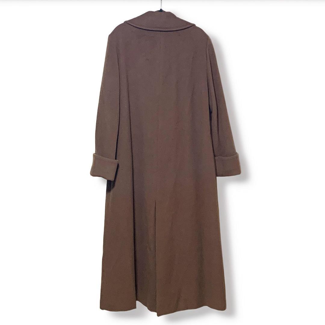 【良品】ジョルジオアルマーニ　ロングコート　カシミヤ　ベージュ