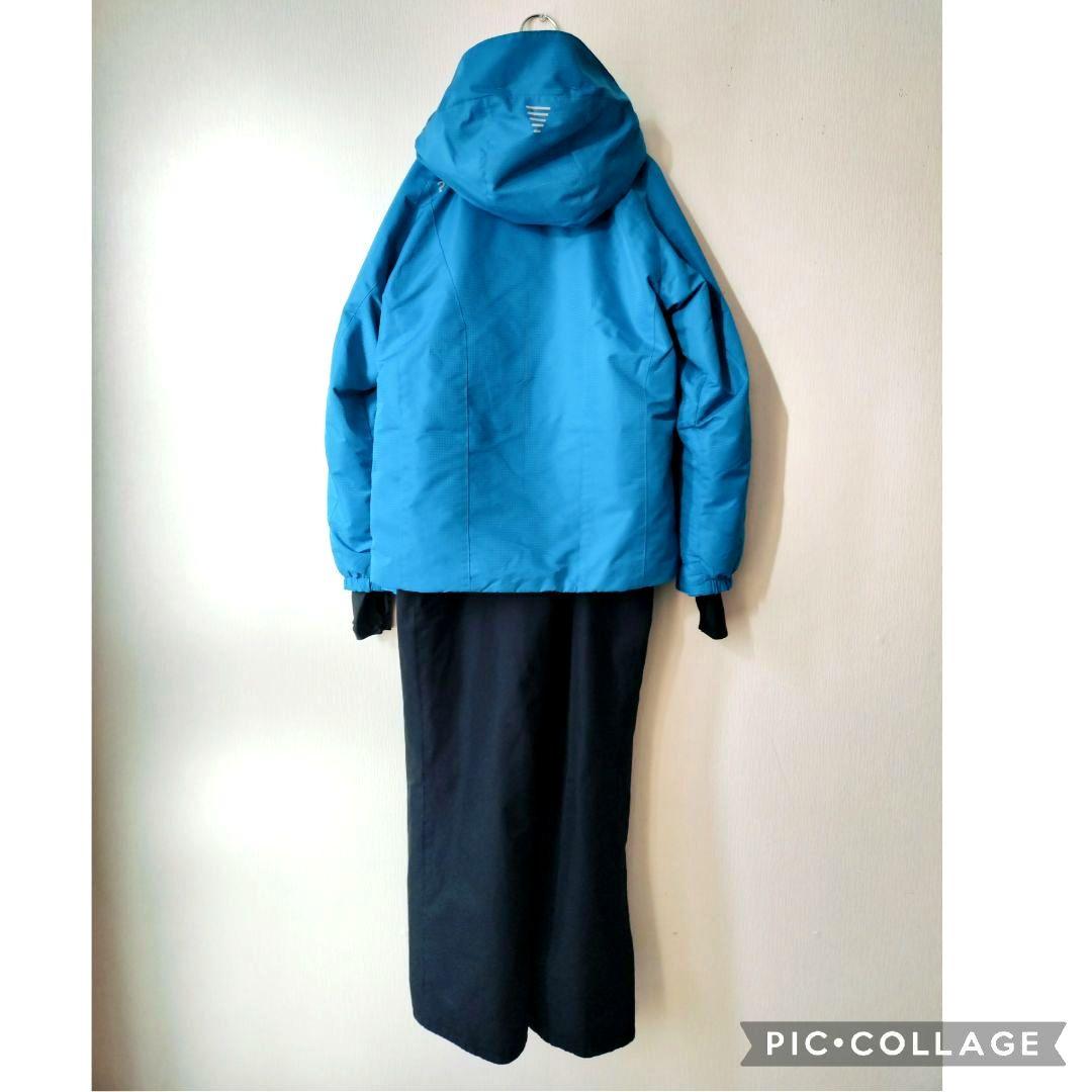 【美品】PHENIX アルペンモデル スキーウェア 150 男の子 青黒 上下