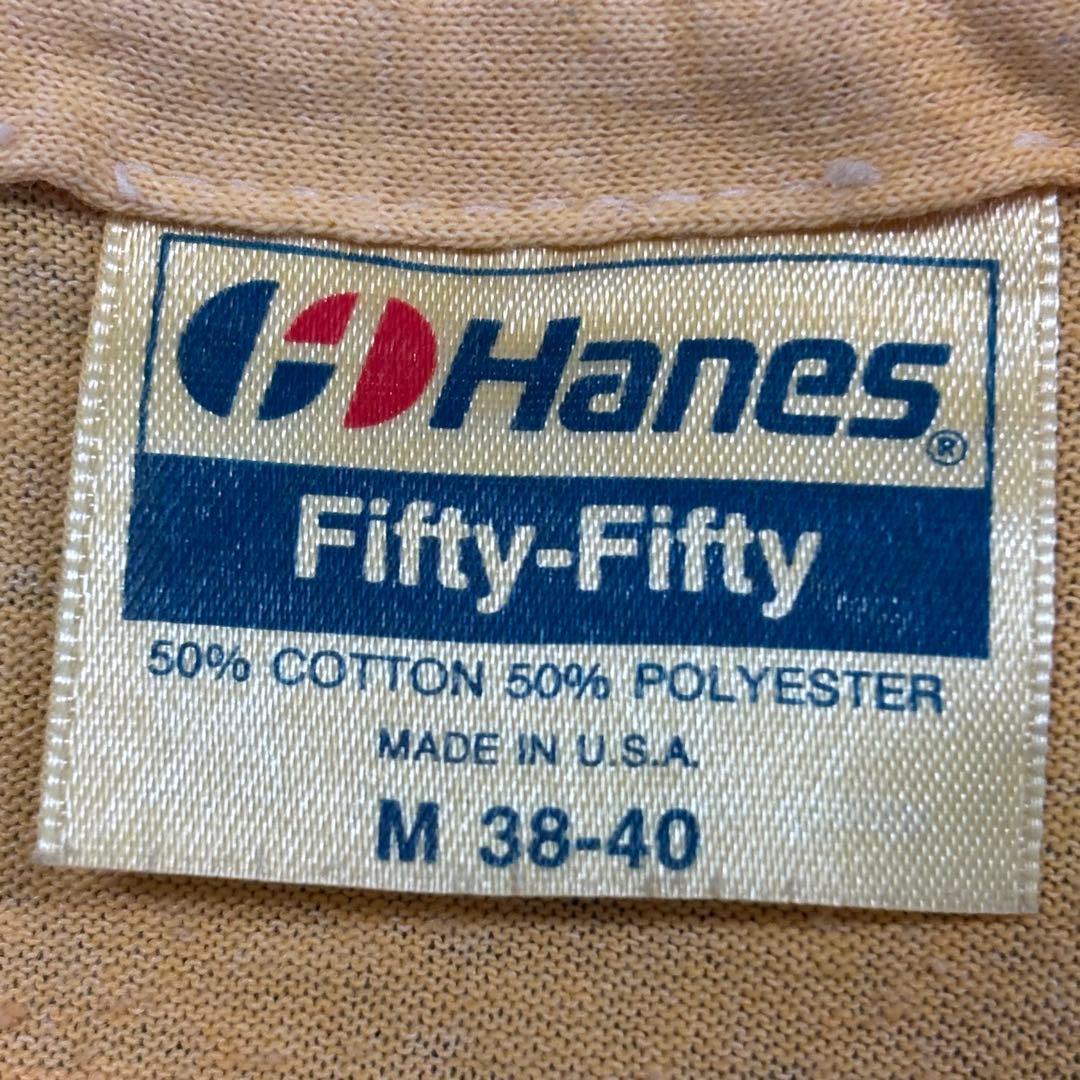 80s タトゥーtシャツ　スカル　Hanesボディ　ヴィンテージ