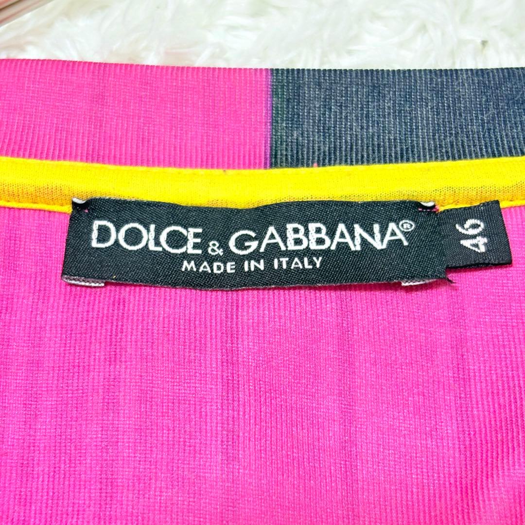 DOLCE & GABBANA ドルガバ Tシャツ マルチカラー D&G