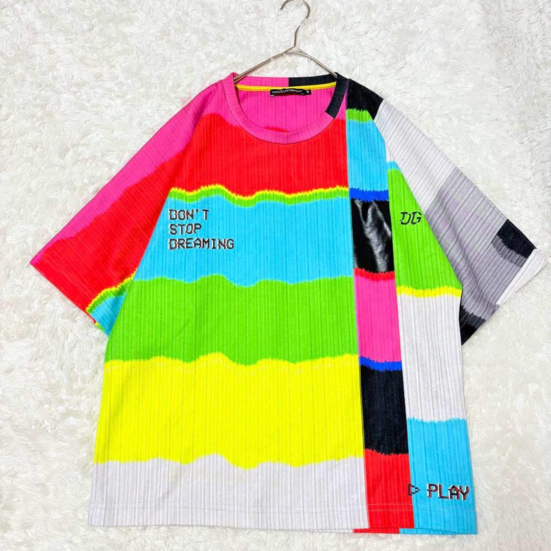 DOLCE & GABBANA ドルガバ Tシャツ マルチカラー D&G