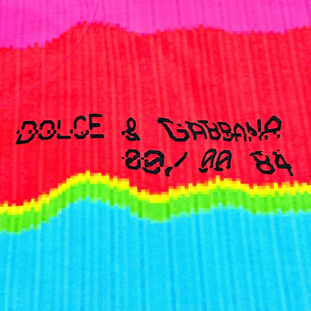 DOLCE & GABBANA ドルガバ Tシャツ マルチカラー D&G