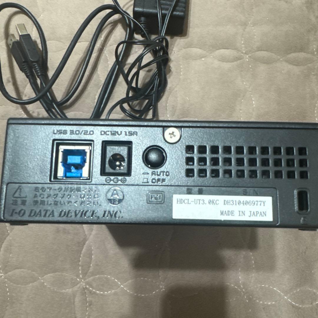 「外付けHDD 3TB I-O DATA HDCL-UT3.0K 録画機