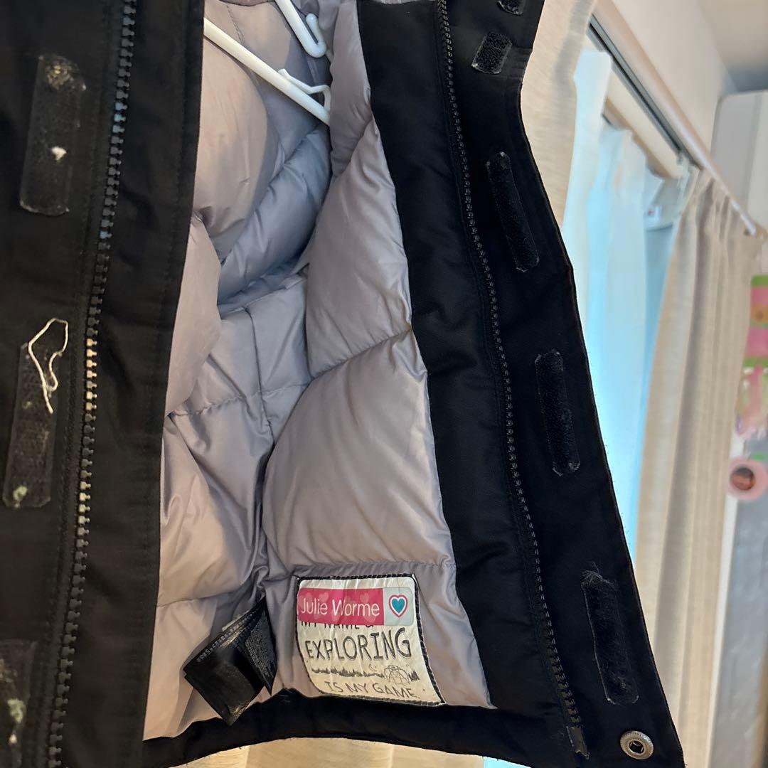THE NORTH FACE ブラック中綿コート 2T