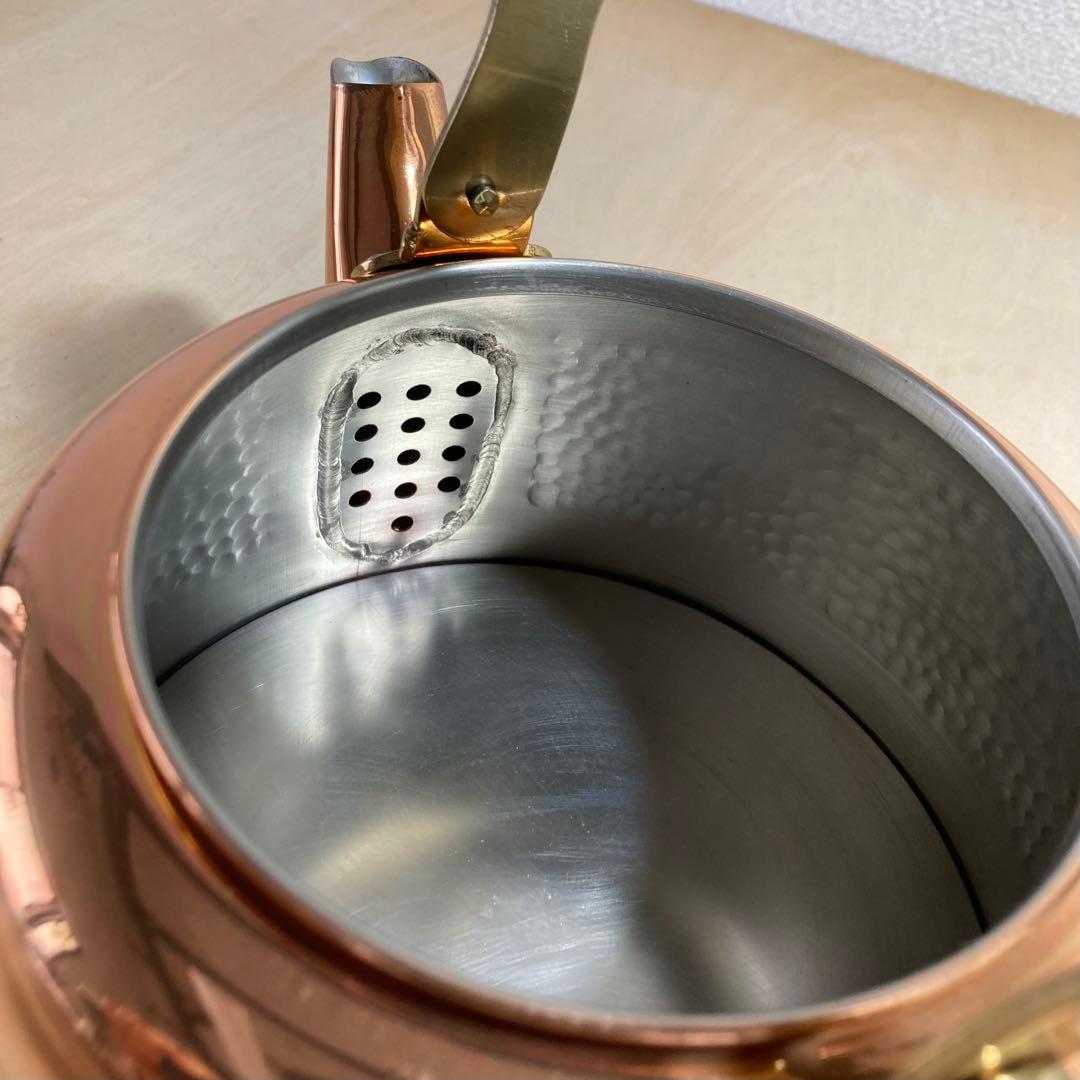 KNK  ロイヤル 鎚目純銅 ティーケトル2l カネカ産業 やかん