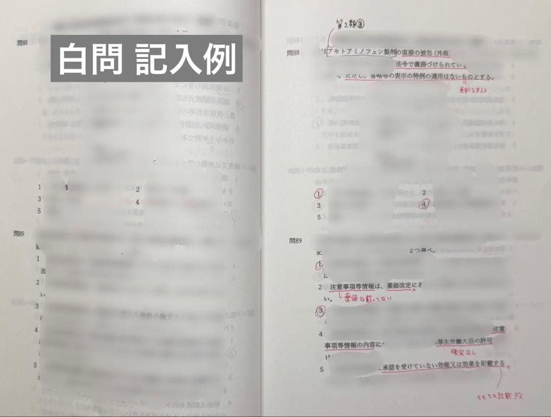 第111回 薬剤師国家試験対策セット 青本・青問・白問 まとめ売り