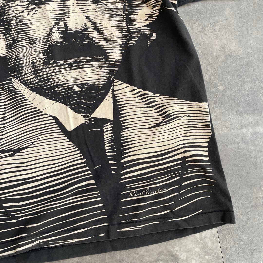 90s アインシュタイン　ヴィンテージ　tシャツ 黒　ブラック