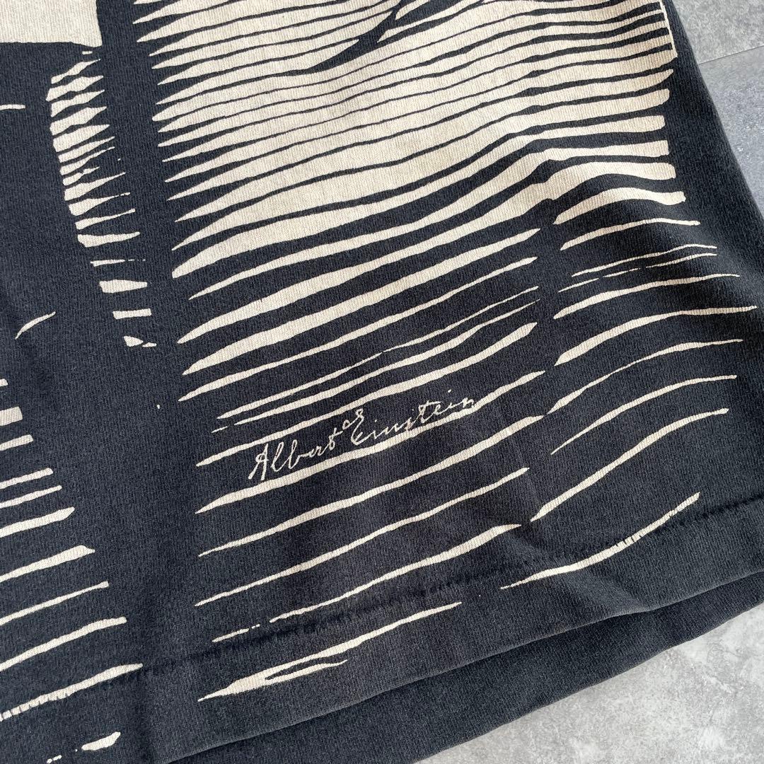 90s アインシュタイン　ヴィンテージ　tシャツ 黒　ブラック