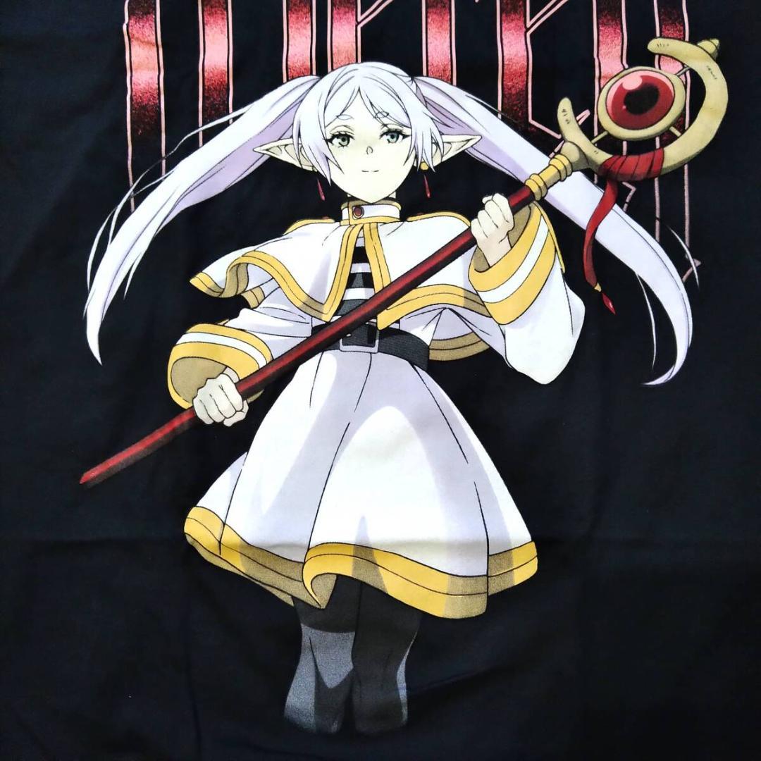 葬送のフリーレン　Tシャツ　XLサイズ　黒　アニメT　frieren　新品 *
