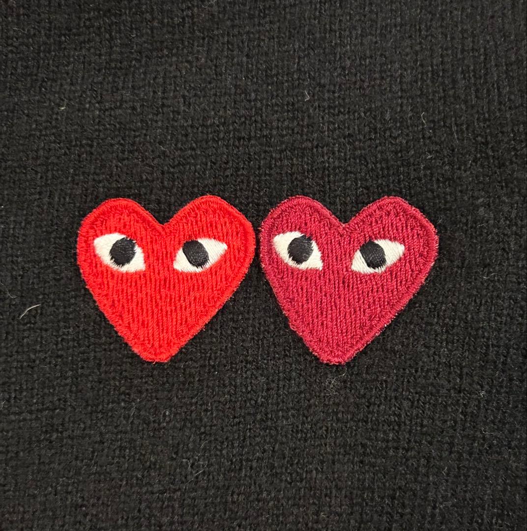 PLAY COMME des GARÇONS カーディガン 黒　S