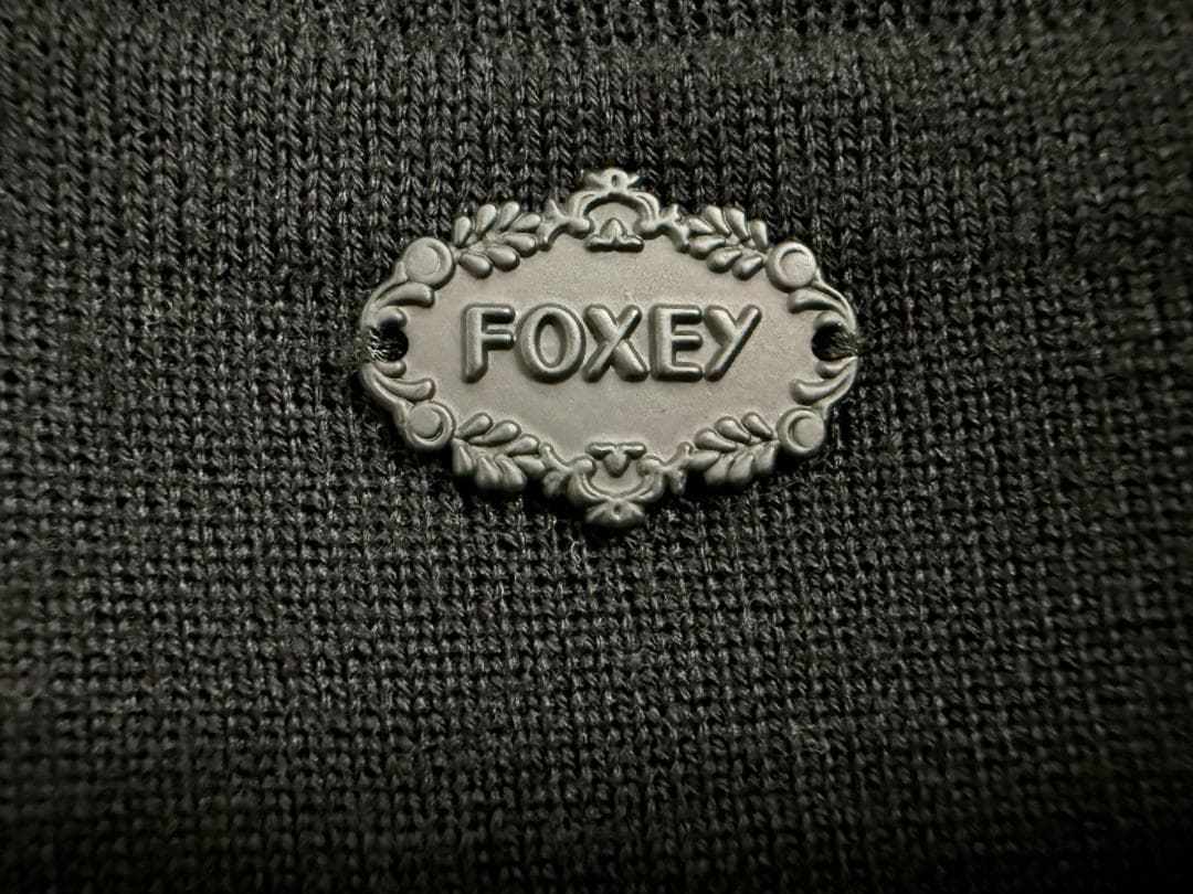 美品★FOXEY/フォクシー 36282 ロングカーディガン ヴァレリー F