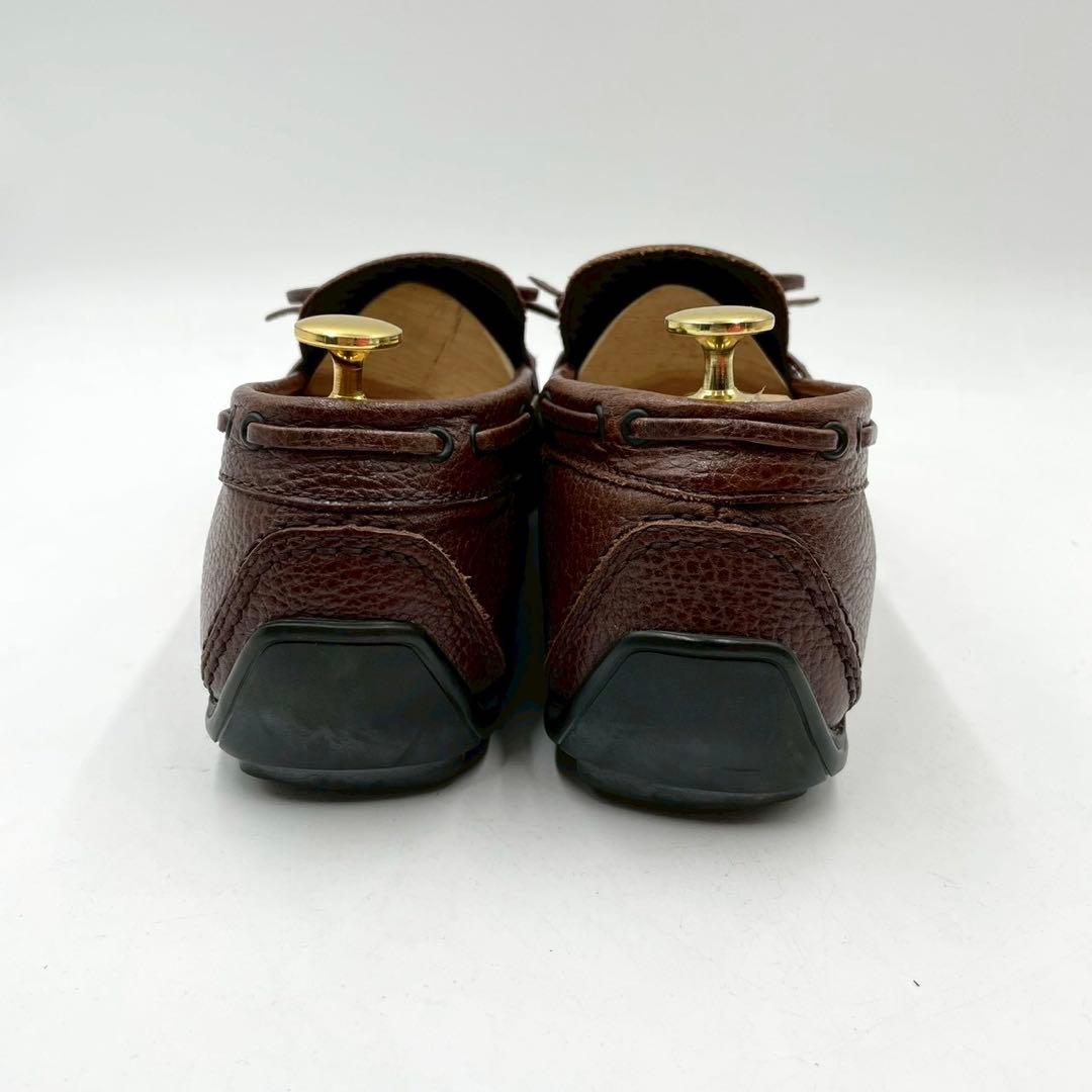 ネグローニ ドライビングシューズ モカシン15990 茶25.5cm Y1413