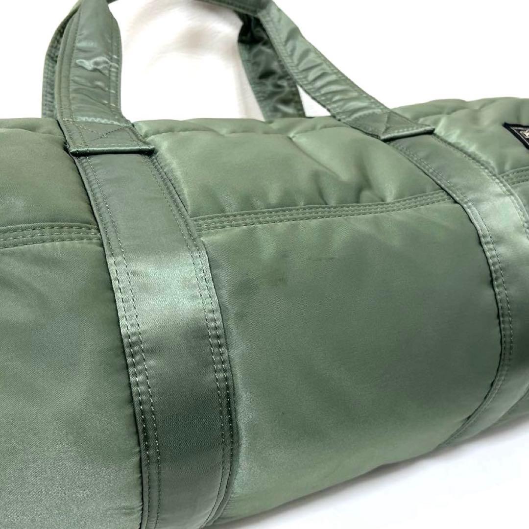 【希少★限定カラー】PORTER タンカー ボストンバッグ セージグリーン