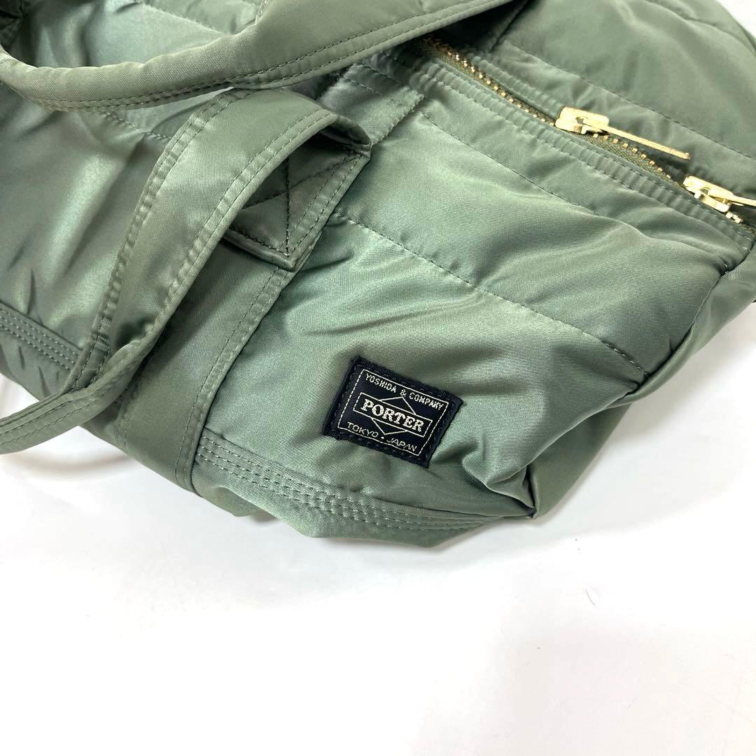 【希少★限定カラー】PORTER タンカー ボストンバッグ セージグリーン