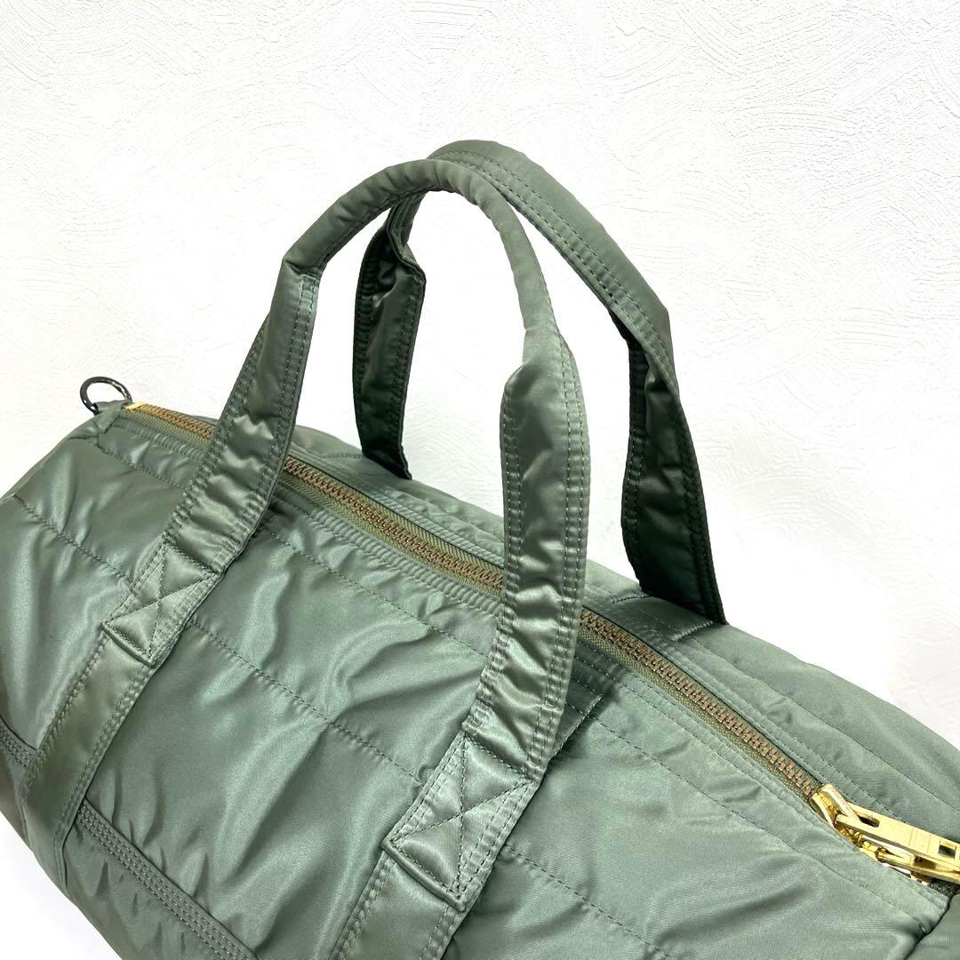 【希少★限定カラー】PORTER タンカー ボストンバッグ セージグリーン