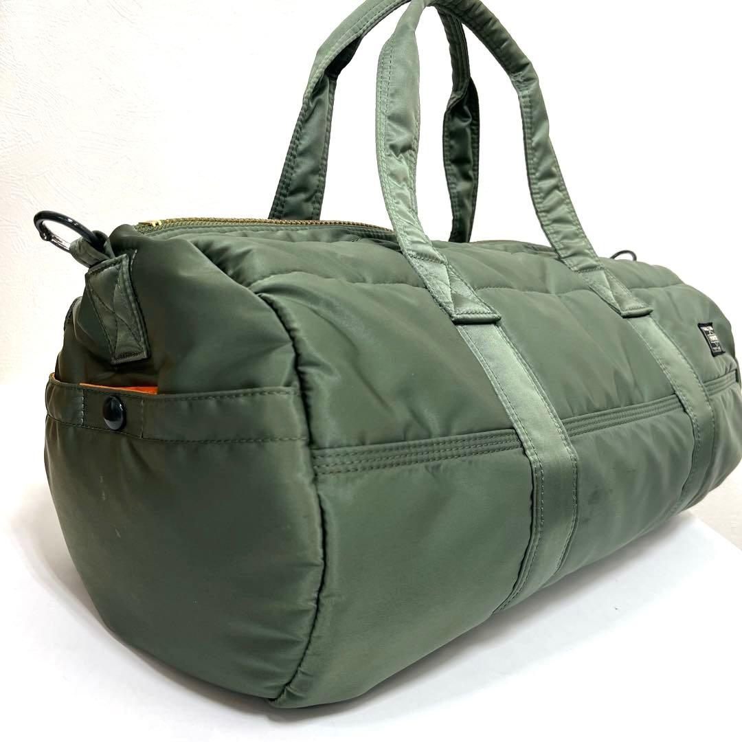 【希少★限定カラー】PORTER タンカー ボストンバッグ セージグリーン
