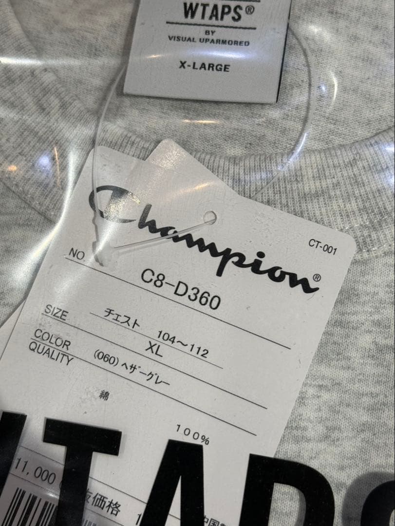 トップス WTAPS Champion Academy Cotton Ash Gray