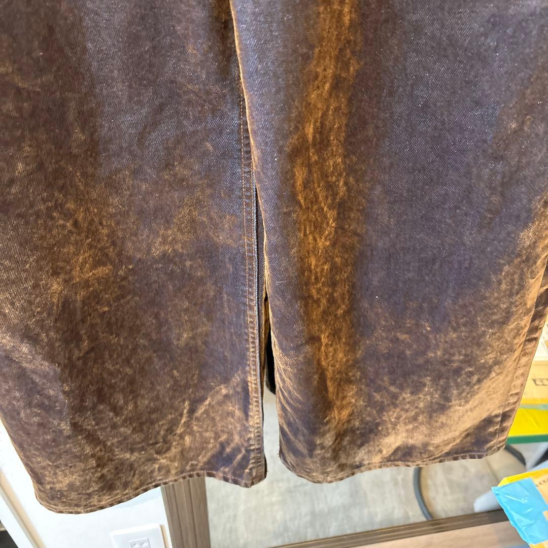 ジーナシスジーンズ デニム デニムパンツ フロッキーワイドデニム10450円