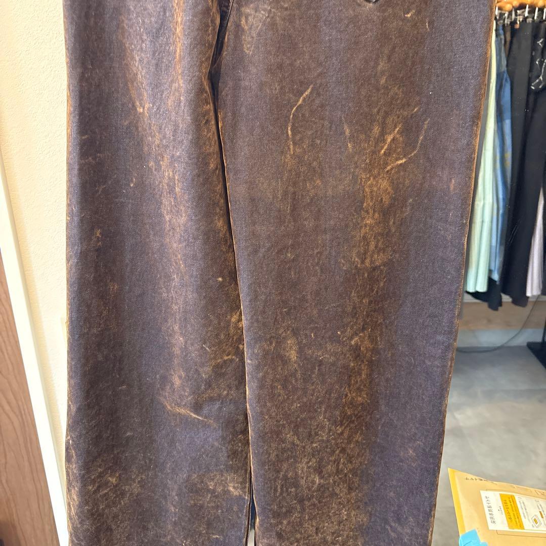 ジーナシスジーンズ デニム デニムパンツ フロッキーワイドデニム10450円