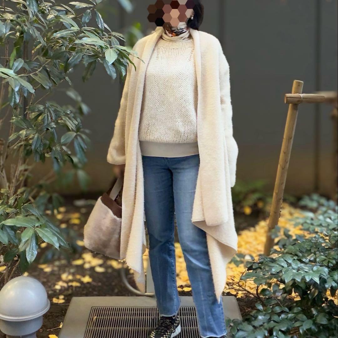 贅沢カシミア100 コート　ニットコート　foxeyboutique ガウン