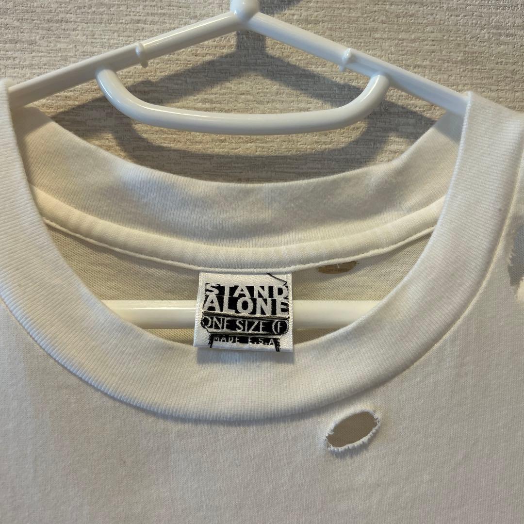 STANDALONE ホワイト Tシャツ ONE SIZE