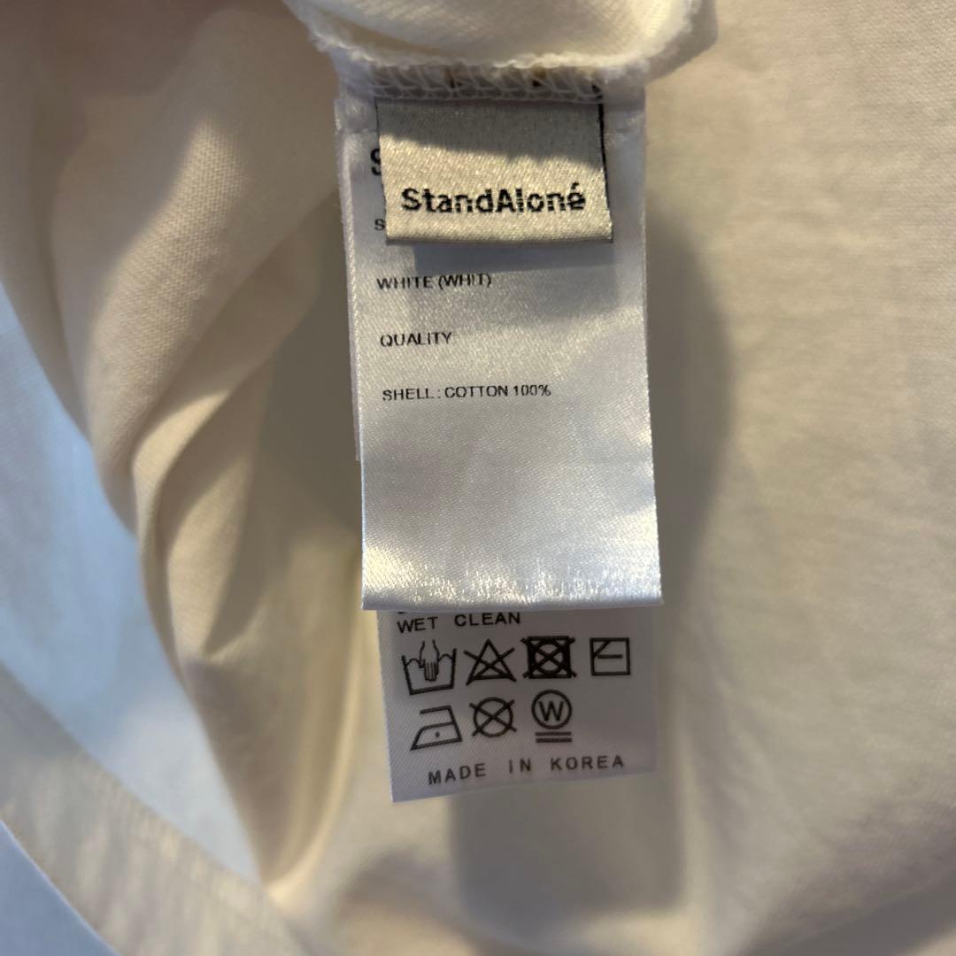 STANDALONE ホワイト Tシャツ ONE SIZE