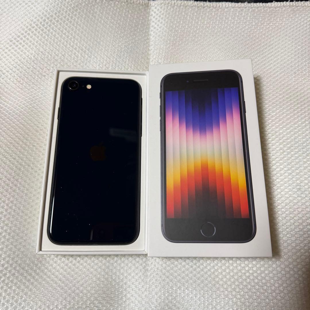 美品 SIMフリー iPhoneSE 第3世代 128GB バッテリー100%