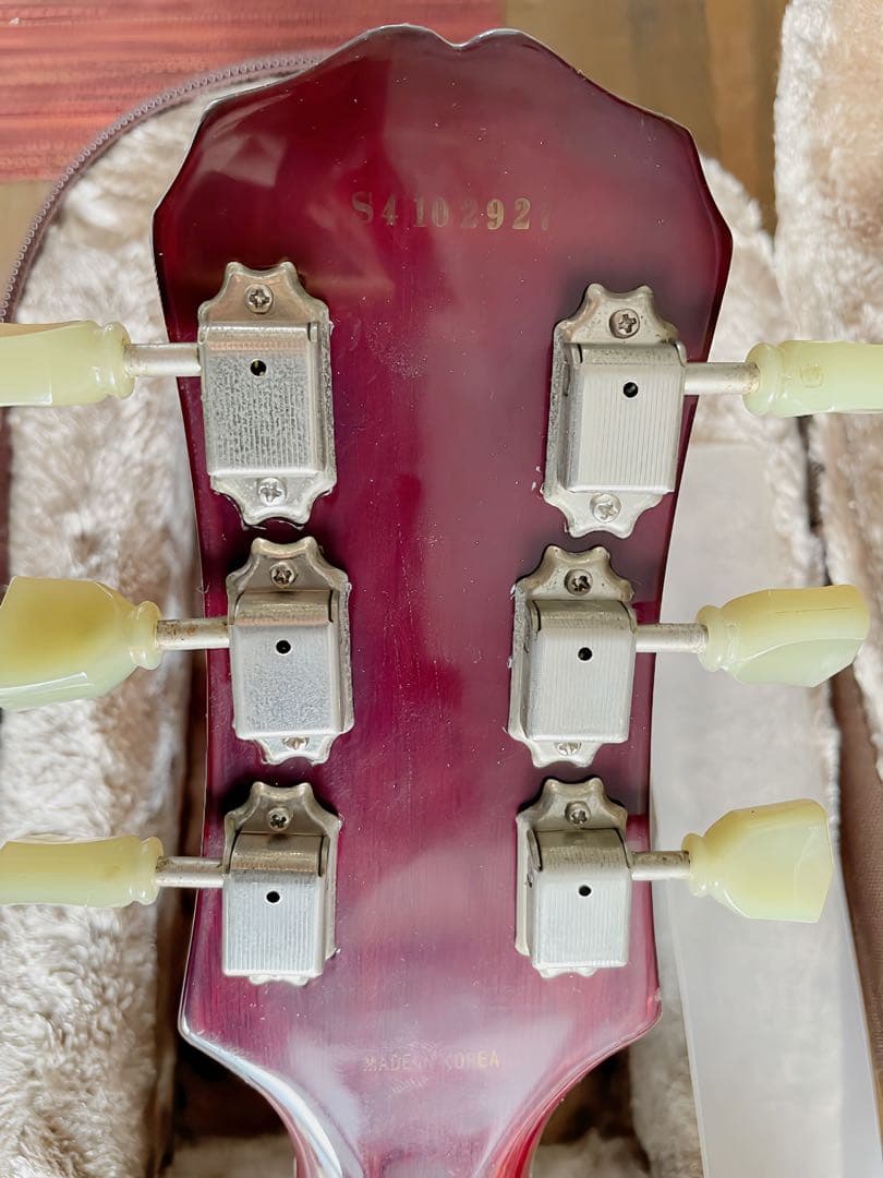 激安Epiphone Gibson レスポール改　レリック　セミハードケース付き