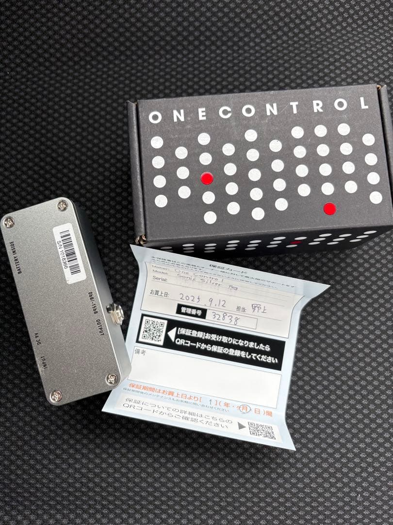 One Control Sonic Silver Peg ベースエフェクター