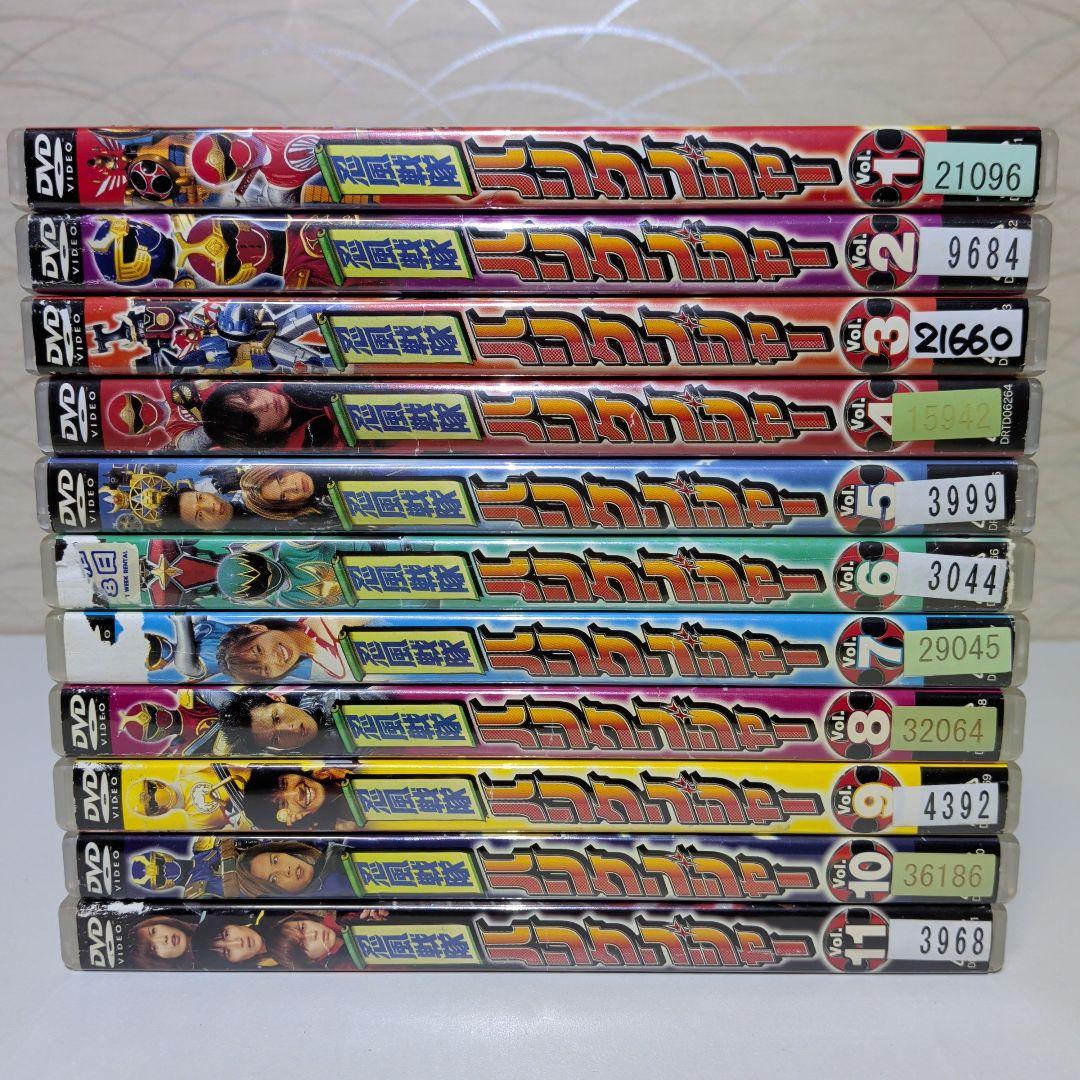 忍風戦隊 ハリケンジャー　DVD　11本セット