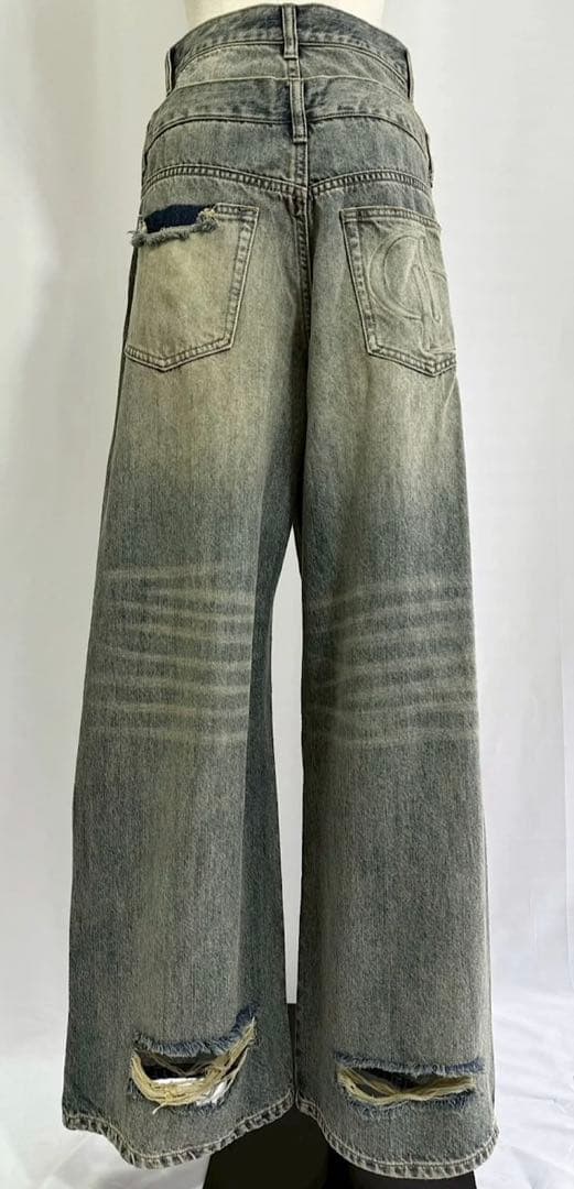 パンツ DIANTE WAIST LAYERED LOOSE DENIM