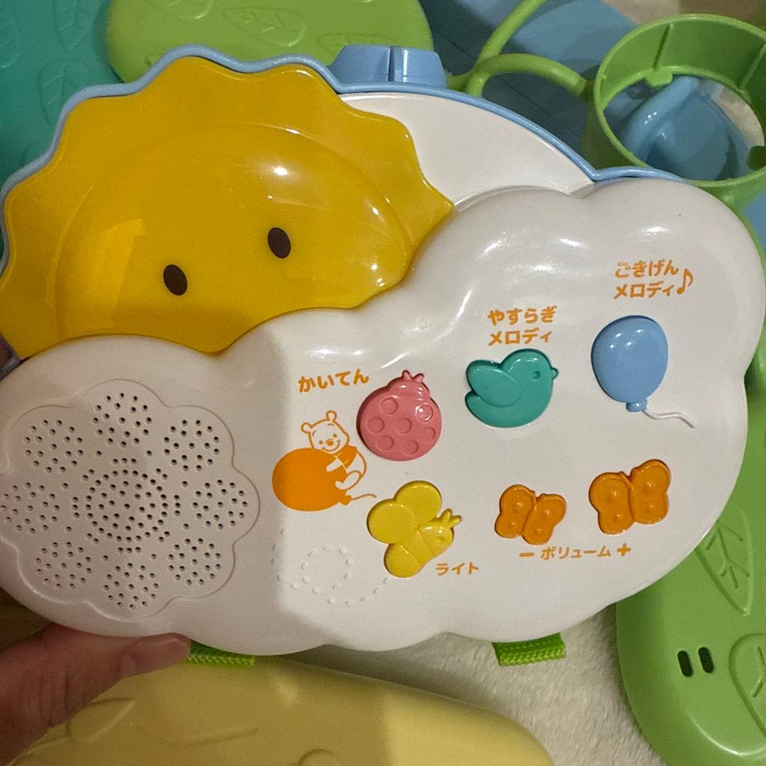 超美品】 Disney Baby 回転ベビージム くまのプーさん　プー　メリー
