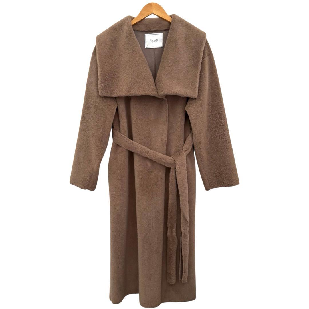 Her lip to Grace Wrap Coat (latte)M完売品