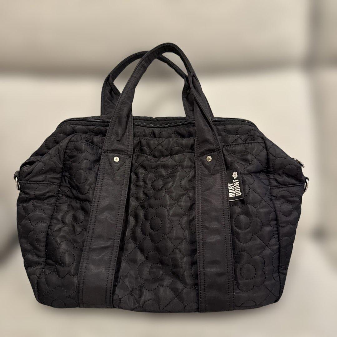 Mary quant デイジーキルトボストンバッグ