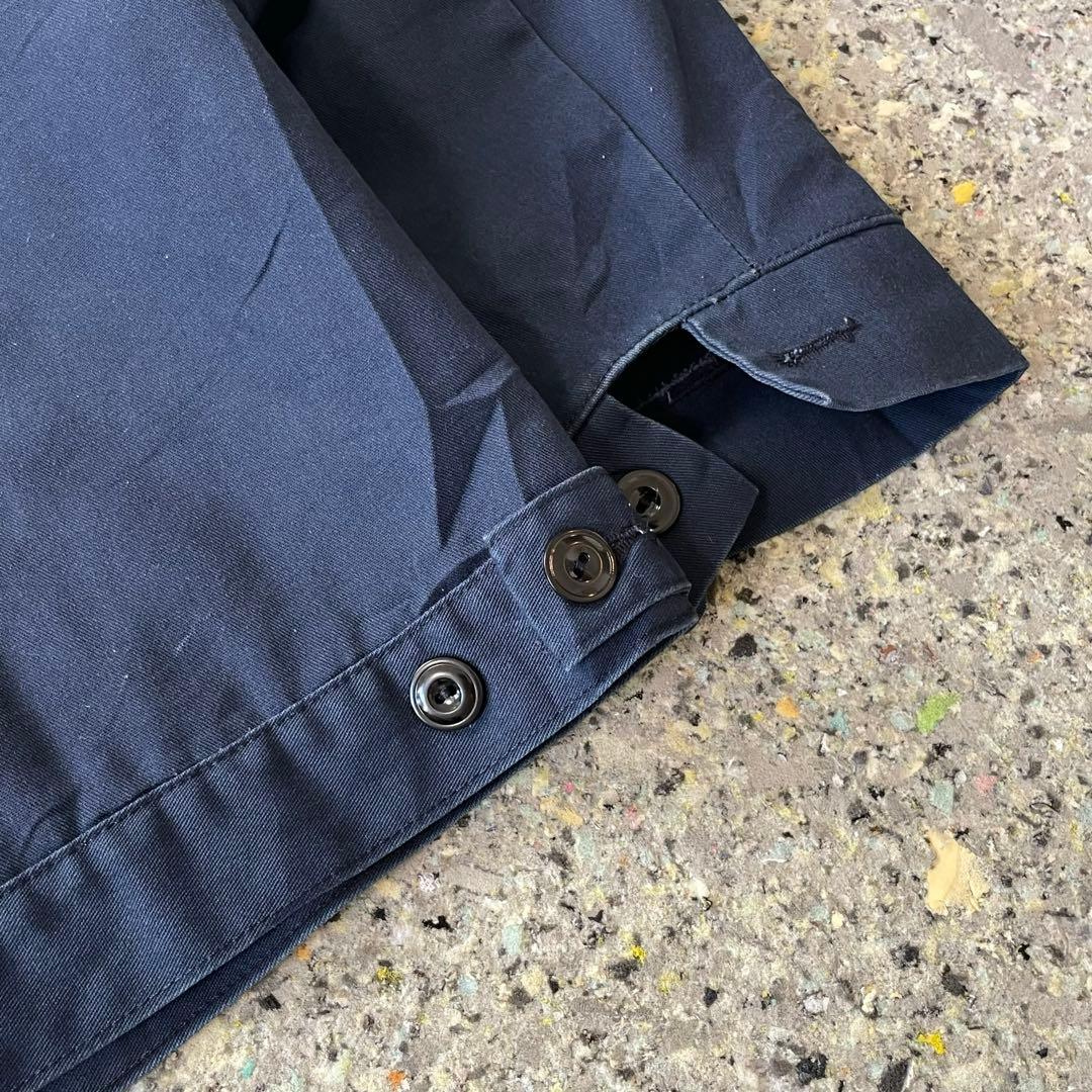 ジャケット・アウター Vintage Quilted Zip Work Blouson Navy M