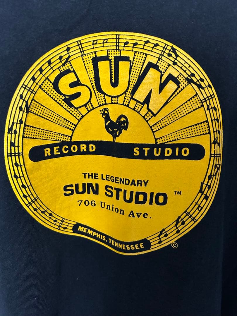 90年代　SUN RECORD STUDIO Tシャツ XL 黒　ヴィンテージ
