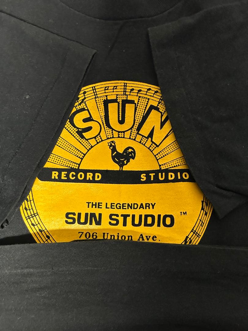 90年代　SUN RECORD STUDIO Tシャツ XL 黒　ヴィンテージ