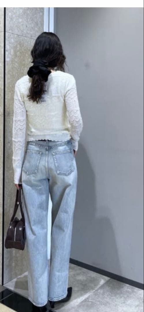 ★新品　MOSSY 大人気の白完売品　ニット　アンサンブル