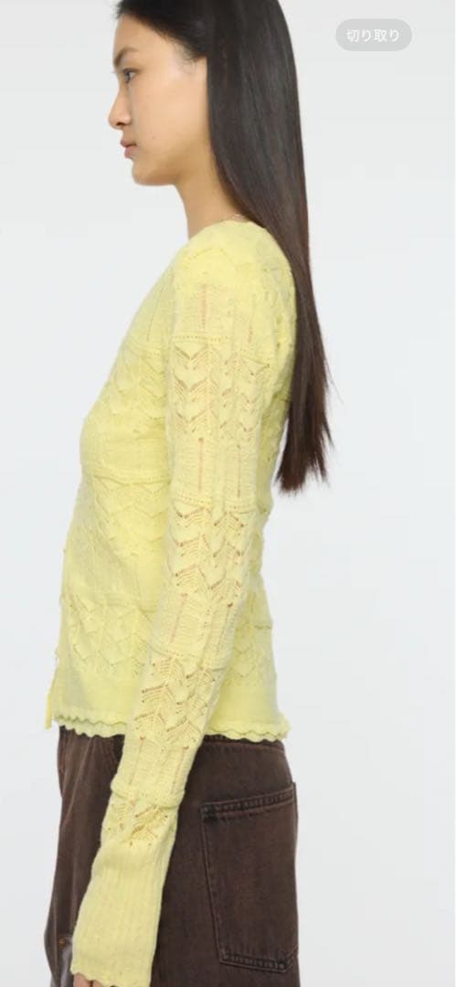 ★新品　MOSSY 大人気の白完売品　ニット　アンサンブル