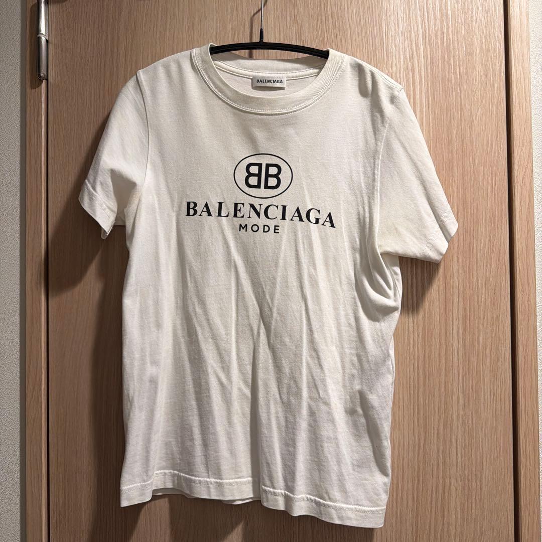 BALENCIAGA ロゴ Tシャツ ホワイト