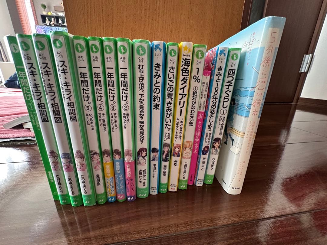 恋愛小説 25冊