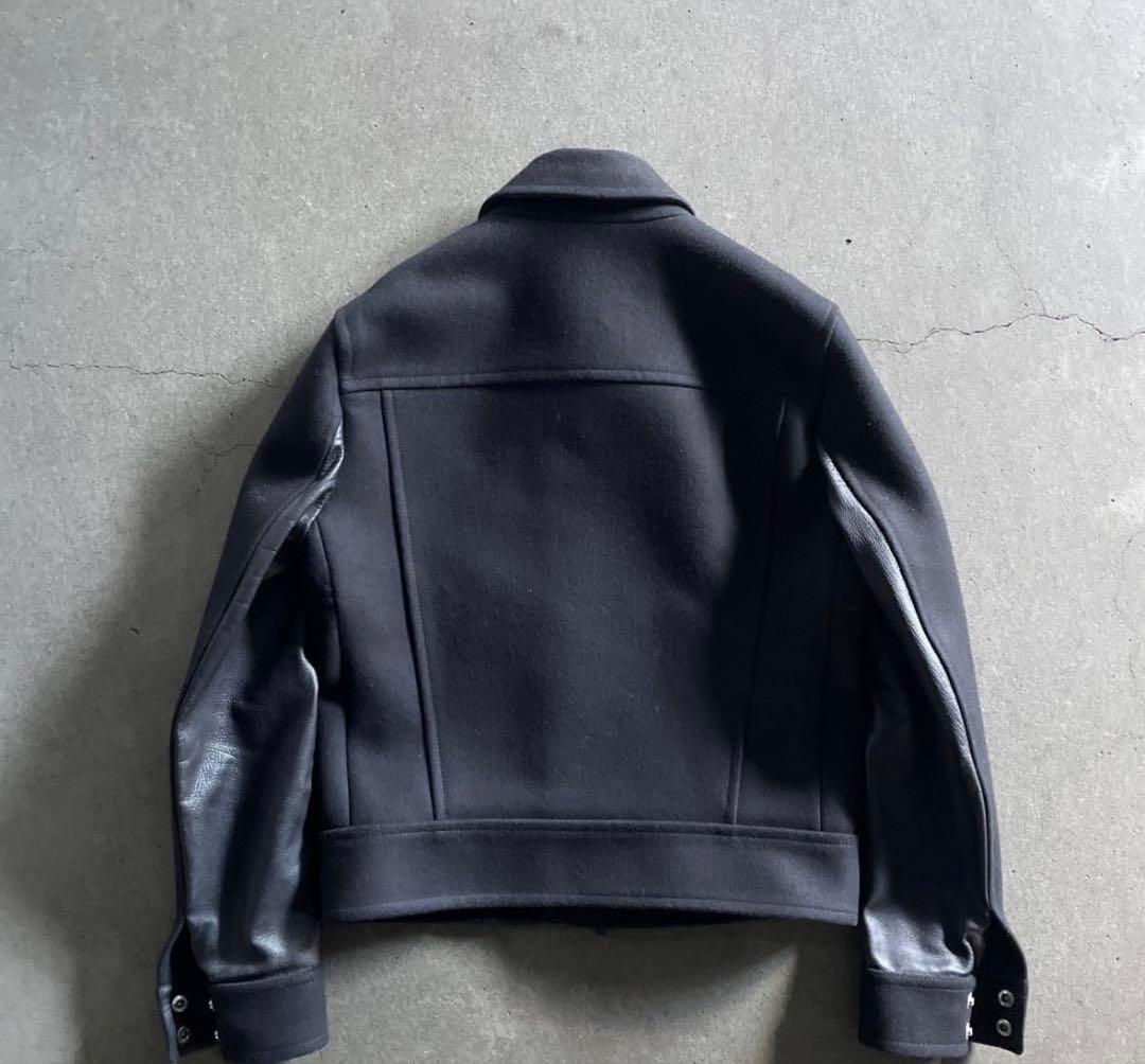 ジャケット・アウター 2013awGUCCI leather docking woolblouson