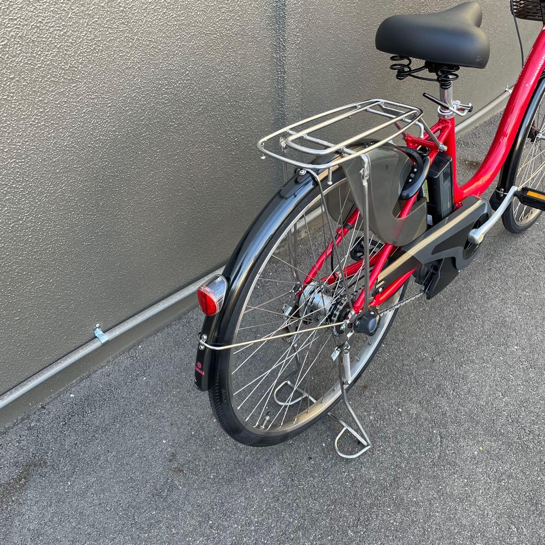 ヤマハ電動アシスト自転車26インチ 9.3Ah レッド