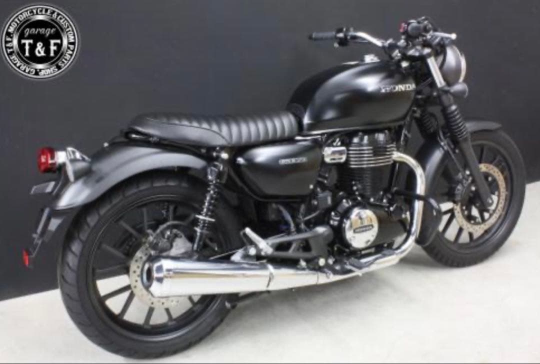 GB350　ショートフラットシート(タックロール)