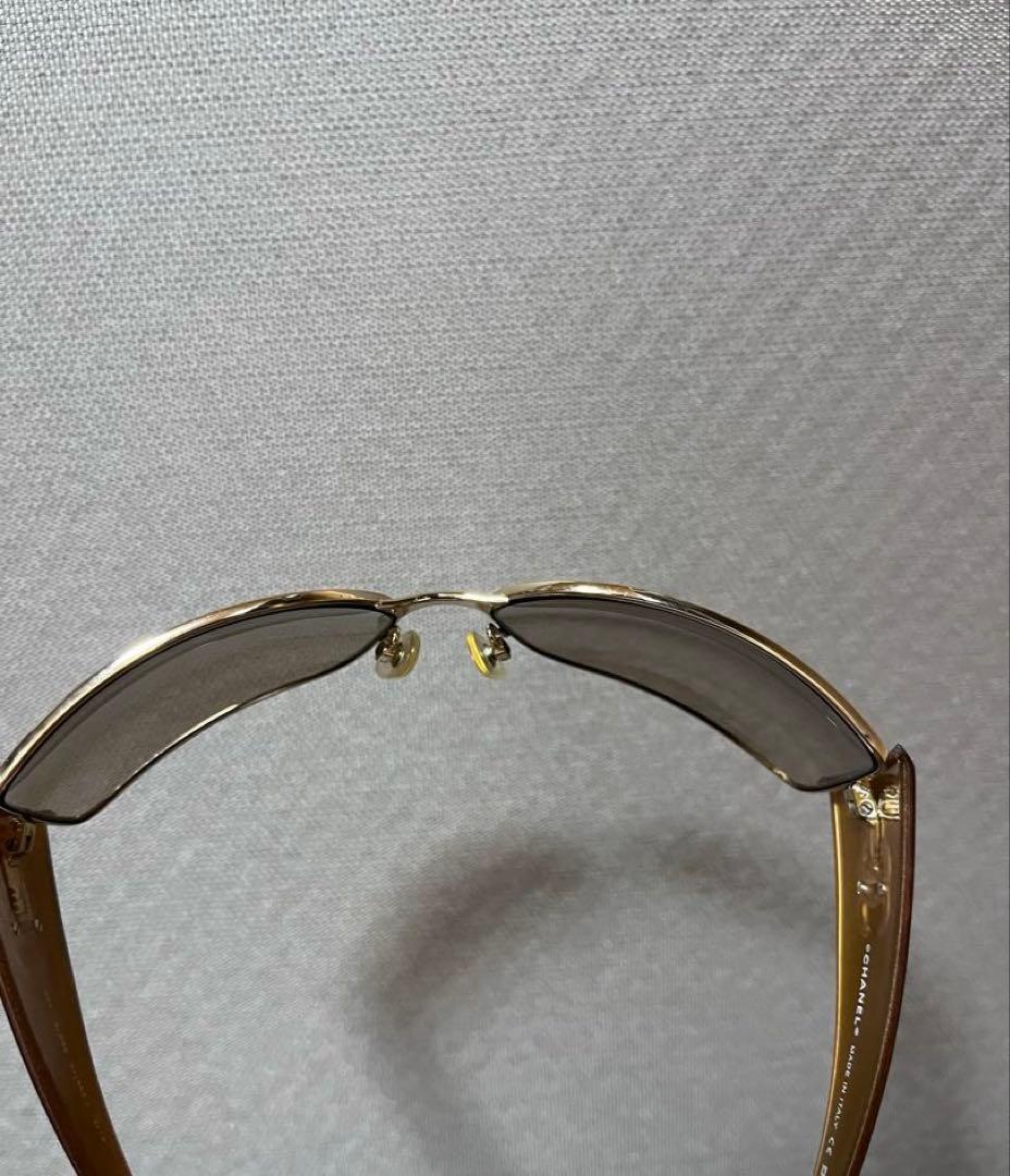 CHANEL シャネル 4115 C299/13 サングラス　ゴールド　メタル