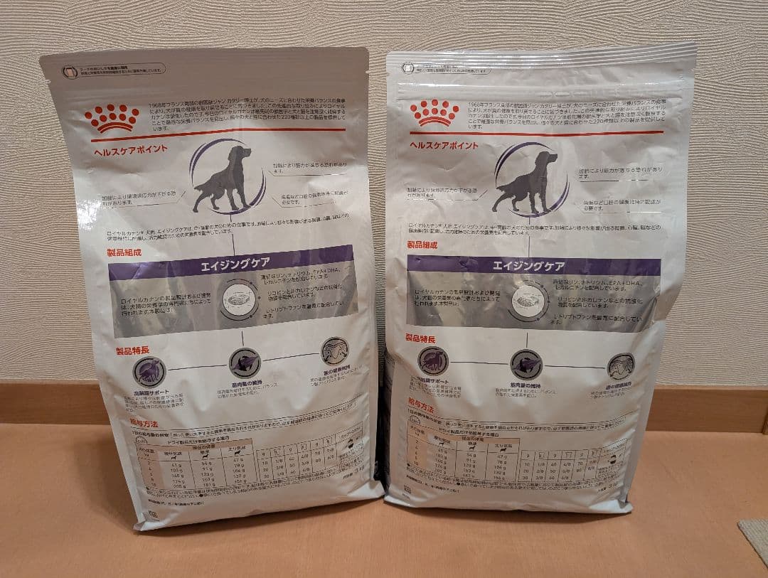  CANIN エイジングケア 3kg　犬用 2袋　※1袋でも可