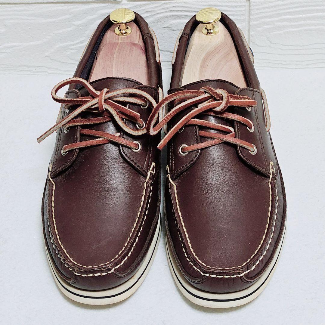 美品♥ REGAL リーガル【25.0】レザー デッキシューズ JJ34AC