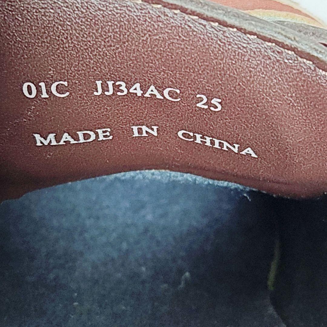 美品♥ REGAL リーガル【25.0】レザー デッキシューズ JJ34AC