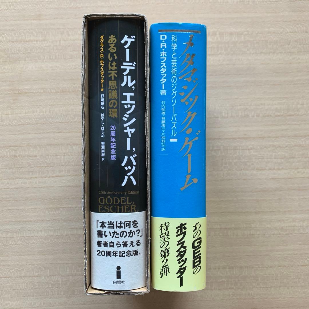 ゲーデル,エッシャー,バッハあるいは不思議の環＋メタマジック・ゲーム ２冊セット